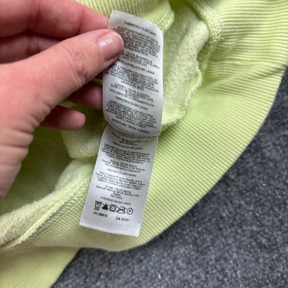 MOUNTAIN HARD WEAR Women’s Green/yellow hooded sweatshirt size: Large - Picture 4 of 8